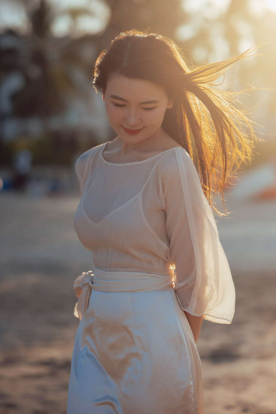 Biển Mỹ Khê _ Mẹ & công chúa nhỏ !