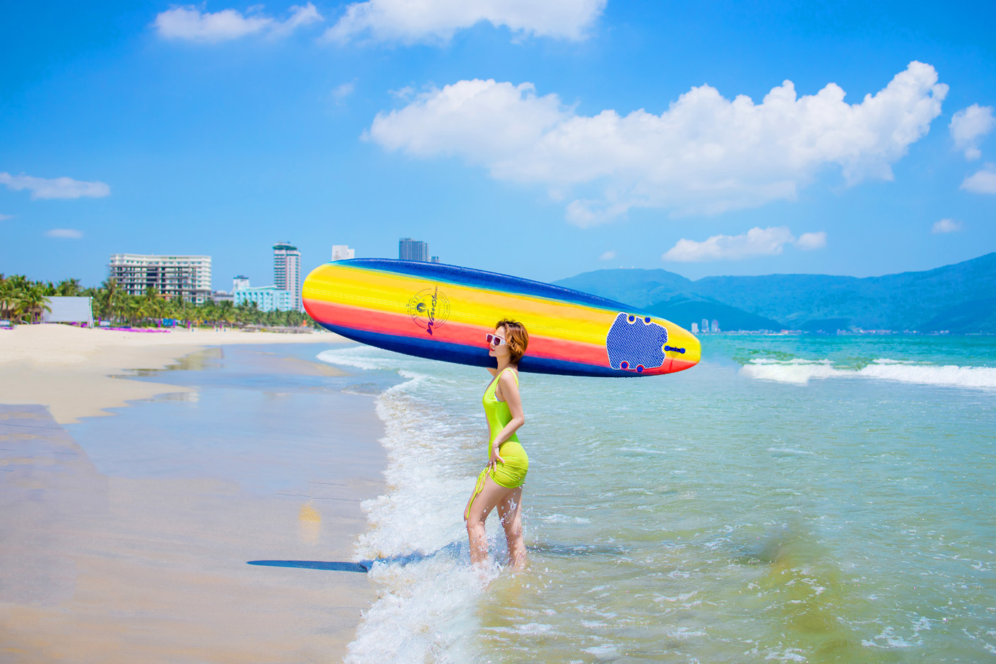 Mỹ An Beach – một trong những bãi biển đẹp của Đà Nẵng. 🌊