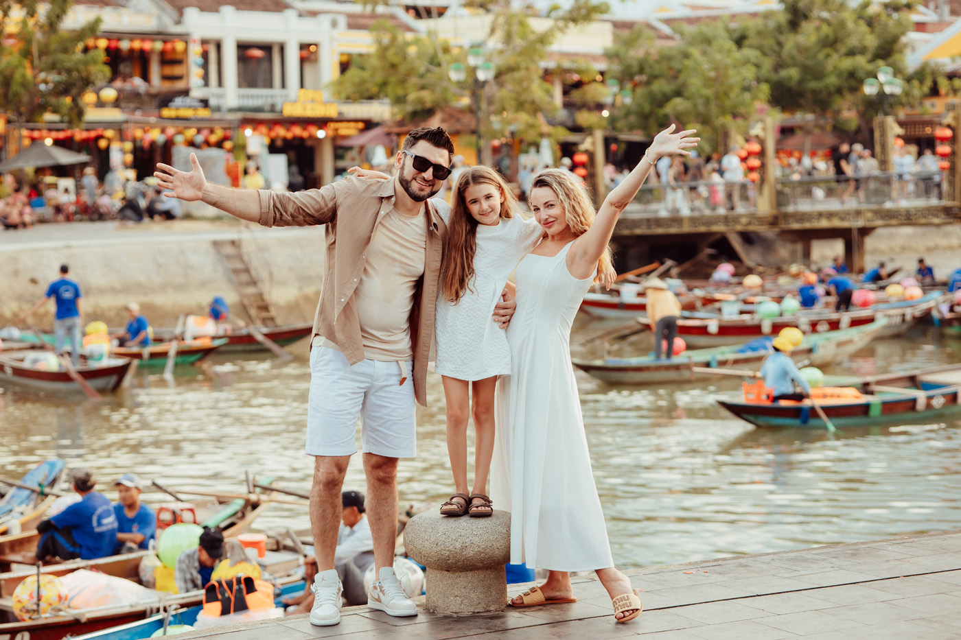 A little family afternoon in Hoi An. 🤍